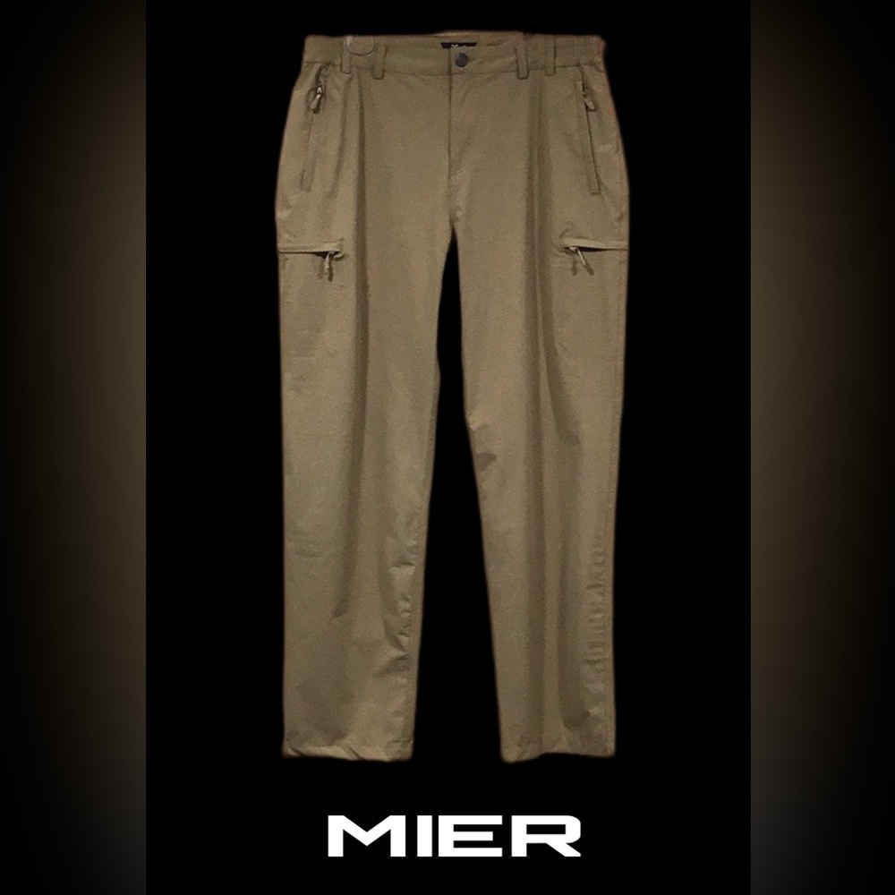 MIER Khaki 6 Zipper Lightweight Hiking Pants Size 14